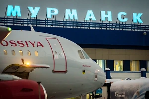 Аэропорты Мурманска и Апатитов временно не принимают и не отправляют рейсы