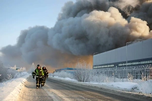 Одна сотрудница сгоревшего склада Wildberries в Петербурге пострадала, трое пропали без вести