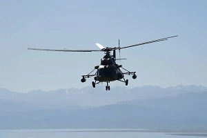 Военный вертолёт потерпел крушение во время тренировочного полёта в Бишкеке