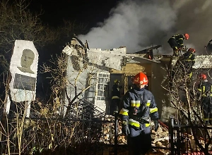 Во Львове после нескольких взрывов сгорел музей украинского националиста Шухевича