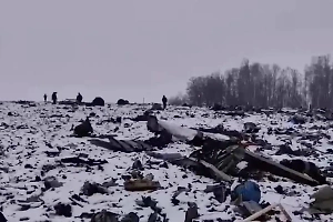 На месте крушения Ил-76 нашли тела погибших с татуировками, как у азовцев*