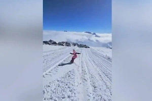"Выше неба": Четырёхлетняя сноубордистка из Нижнекамска покорила Эльбрус