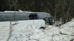 На Урале разбился автобус с юными хоккеистами, есть жертвы