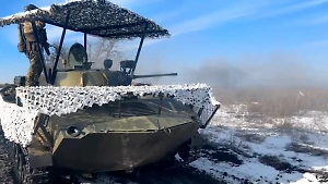 Минобороны показало видео штурма опорника ВСУ при освобождении села Весёлое в ДНР