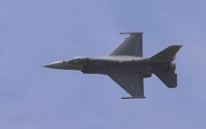 Американский истребитель F-16 разбился на западном побережье Южной Кореи