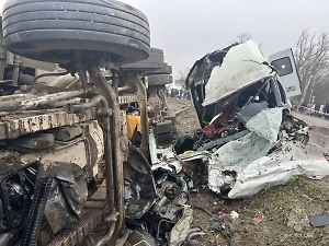 Появилось видео с места жуткого ДТП на Ставрополье, где погибло семь человек