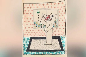 Таинственный рисунок Виктора Цоя фломастерами продали на аукционе за целое состояние