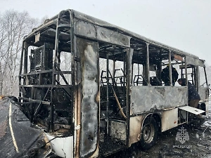 Люди выпрыгивали из окон, спасаясь из горящего автобуса на Камчатке