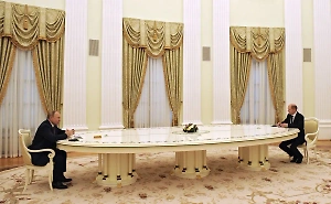 Песков прокомментировал данные Бундестага о переговорах Путина с Шольцем и Трампом