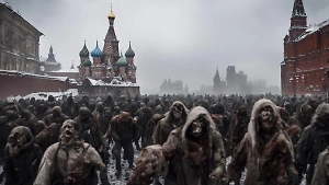 Нейросеть показала атаку зомби на Москву, а Life рассказал, какой исход ждать в случае апокалипсиса