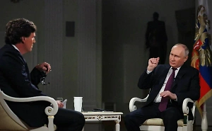 Песков объяснил, зачем была нужна историческая часть интервью Путина Карлсону