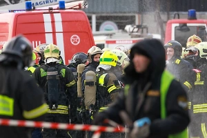 На территории бывшего завода МиГ в Москве произошёл пожар