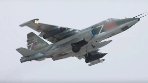 Штурмовики Су-25 разгромили опорный пункт ВСУ под Красным Лиманом