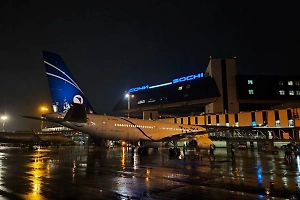 В Сочи приземлился первый пассажирский рейс обновлённого Ту-214