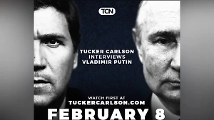 Карлсон назвал дату и время выхода интервью с Путиным