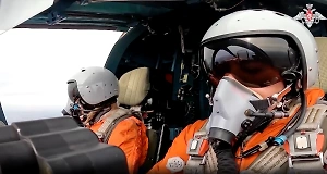 Появилось видео уничтожения логова командиров ВСУ российскими истребителями Су-34