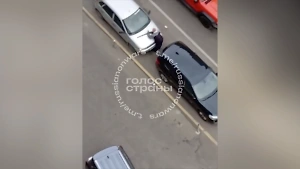 Появилось видео с места стрельбы в центре Краснодара, где убили мужчину