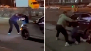Незнакомцы на Mercedes пристали к москвичке, но на помощь с кулаками подоспели её парень с друзьями