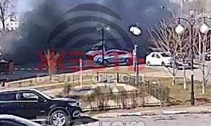 Момент прилёта снаряда ВСУ в жилой район Белгорода попал на видео
