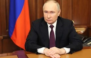 Путин выступил с телеобращением к россиянам