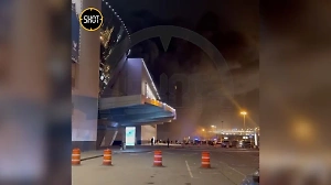 Появилось видео с оглушительной стрельбой в Crocus City Hall