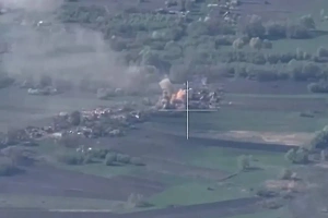 Появилось видео работы ВС РФ в последнем курском селе, освобождённом от ВСУ