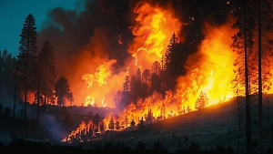 В Забайкалье стремительно растёт площадь лесных пожаров