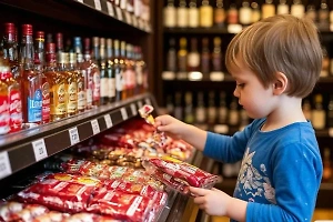 Сладкий путь к спиртному: В Госдуме призвали запретить продажу детских лакомств в алкомаркетах