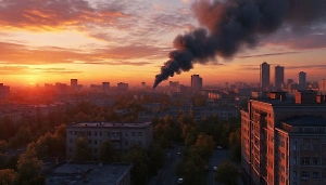 В украинских Черкассах раздался взрыв