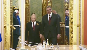 Путин заявил Вучичу, что высоко ценит его решение приехать в Москву на 9 Мая 