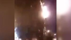 Момент взрыва украинского беспилотника у жилого дома в Энгельсе попал на видео