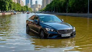 «Влага уничтожает»: Москвичам рассказали, как спасти авто после тропического ливня