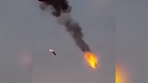В Сети появились кадры уничтожения украинского дрона на подлëте к Саратову