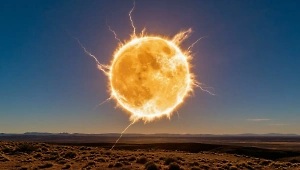 На Солнце произошла очередная мощная вспышка