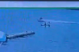 Появилось видео с моментом наезда гидроцикла на школьниц в Приморье