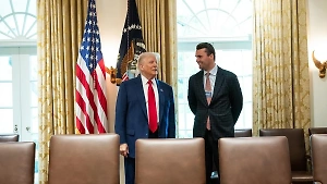 Трамп распорядился приспустить флаги в память о Чарли Кирке