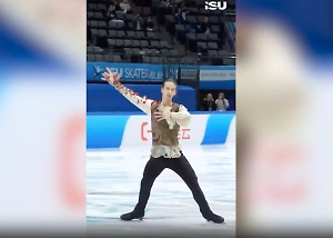 Триумф российского фигуриста в отборе на Олимпиаду омрачили роликом с украинской песней