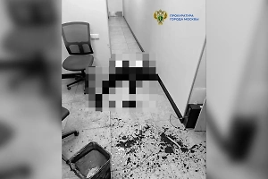 Появилось первое фото с места убийства топ-менеджера банка в Москве