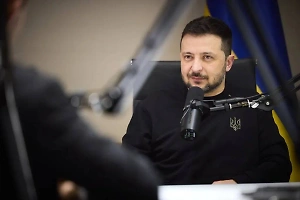 Зеленский трижды сматерился во время интервью у блогера Лекса Фридмана
