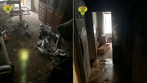 В Москве двое мужчин сгорели при пожаре из-за непотушенной сигареты