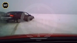 Видеорегистратор снял момент смертельного ДТП с Toyota главы Минздрава Башкирии