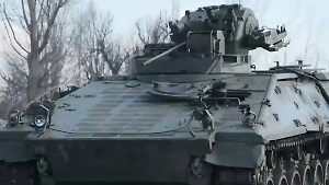 Минобороны показало видео с захваченной под Авдеевкой немецкой БМП Marder
