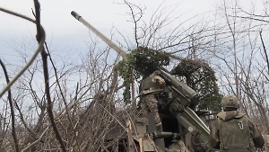 Появилось видео уничтожения логова ВСУ в лесу на дистанции более 23 км