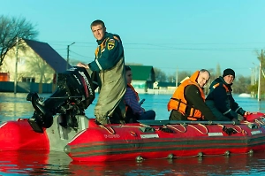В Оренбургской области из-за паводка введён режим ЧС