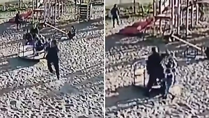 Кировчанин поссорился с детворой на качелях и пустил в ход кулаки