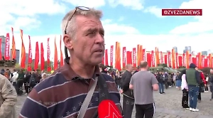 Американец огорчился, посмотрев на сгоревший Abrams на "выставке трофеев"