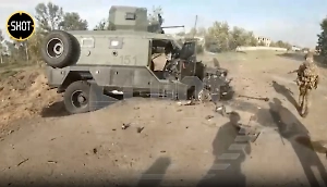 Бойцы ВСУ подорвали канадский Senator на своей же мине в Волчанске и ушли пешком