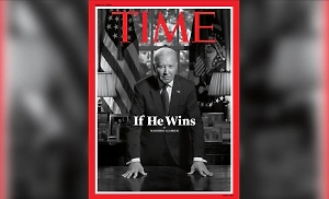 Байден в "нависающей" позе на обложке Time вызвал смех у читателей и политтехнологов