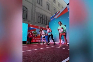 Бузова опередила Погребняк и Мамаеву в шоу-забеге в Москве