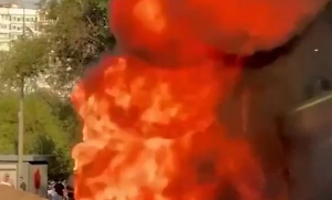 Смертельное ДТП с участием мотоцикла, бетономешалки и трактора в Москве попало на видео